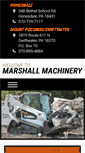 Mobile Screenshot of marshall-machinery.com